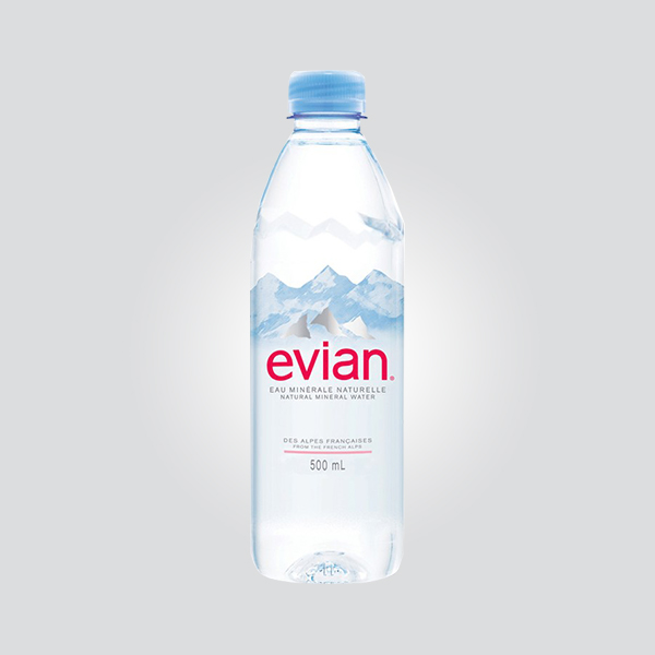 eaueau evian 50cl