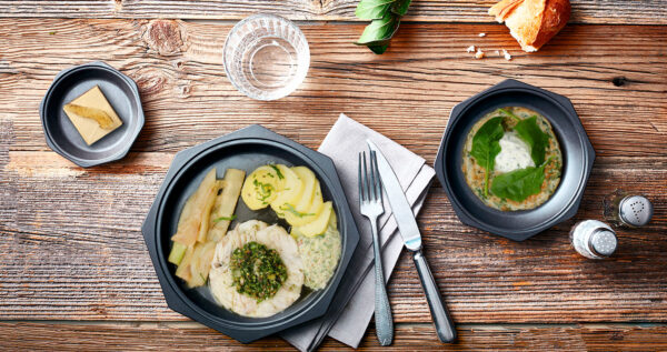 Plateau repas - Effiloché gourmand d’aile de raie