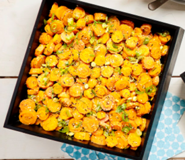 Carottes moelleuses à l’orange et au zaatar