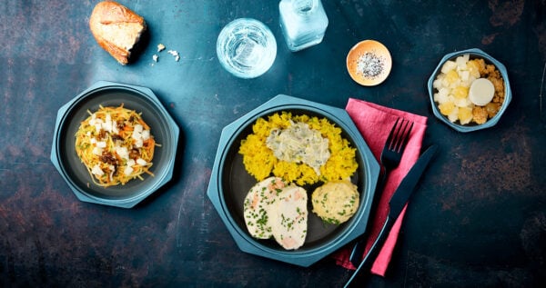 Terrine moelleuse de poisson, riz au citron à partir du 22 septembre