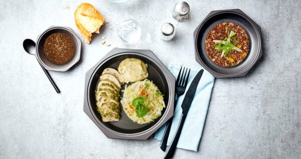 Filet de volaille jaune aux herbes by Guillaume Goupil à partir du 22 septembre