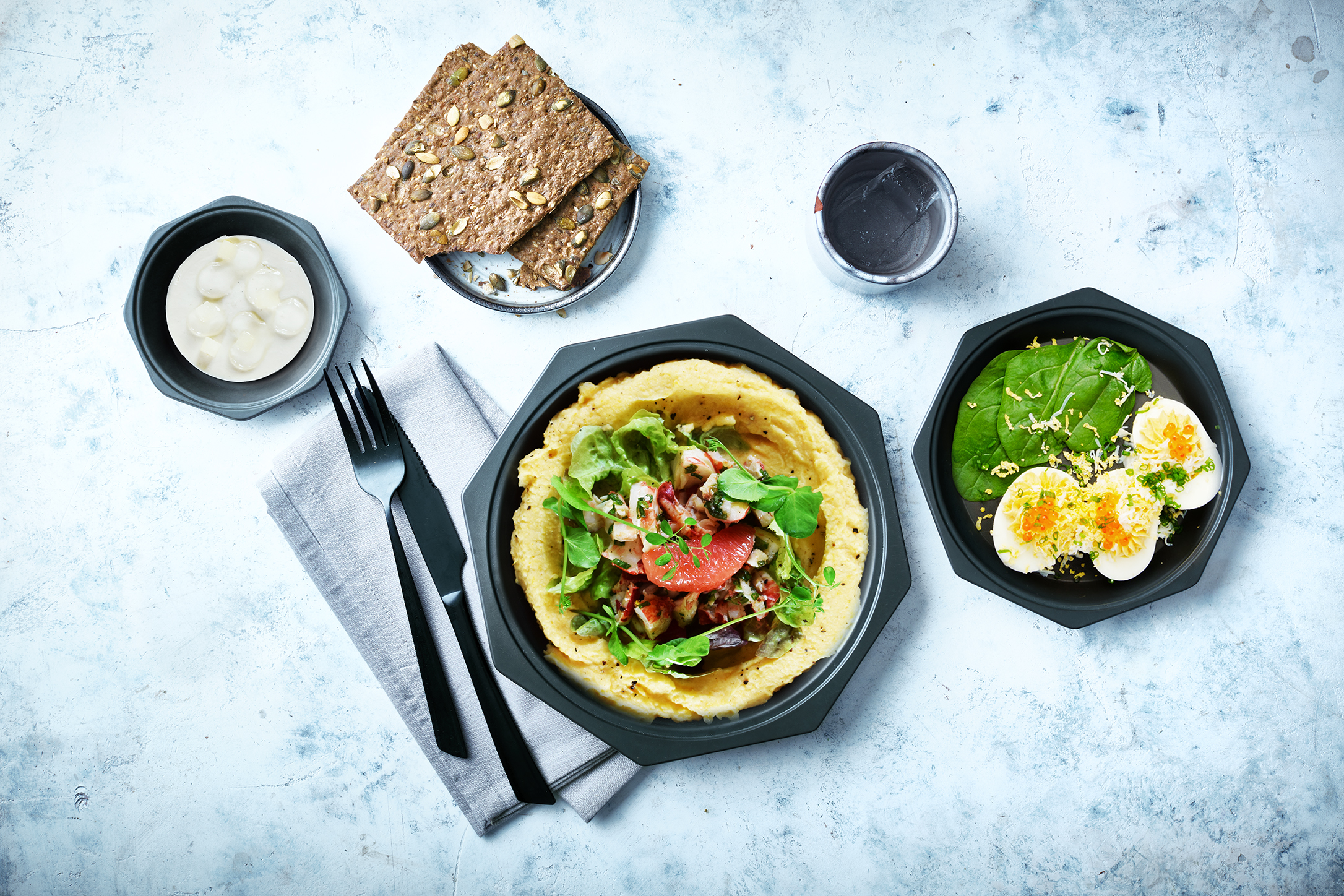 Duo homard et gambas