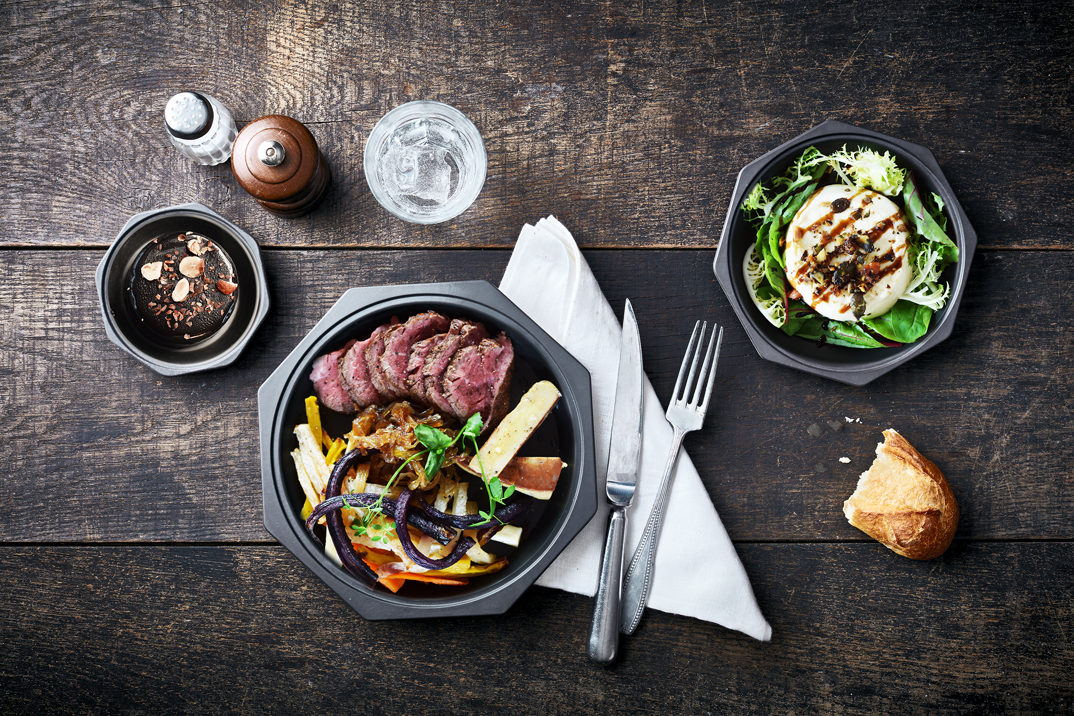 Coeur de rumsteck au foie gras