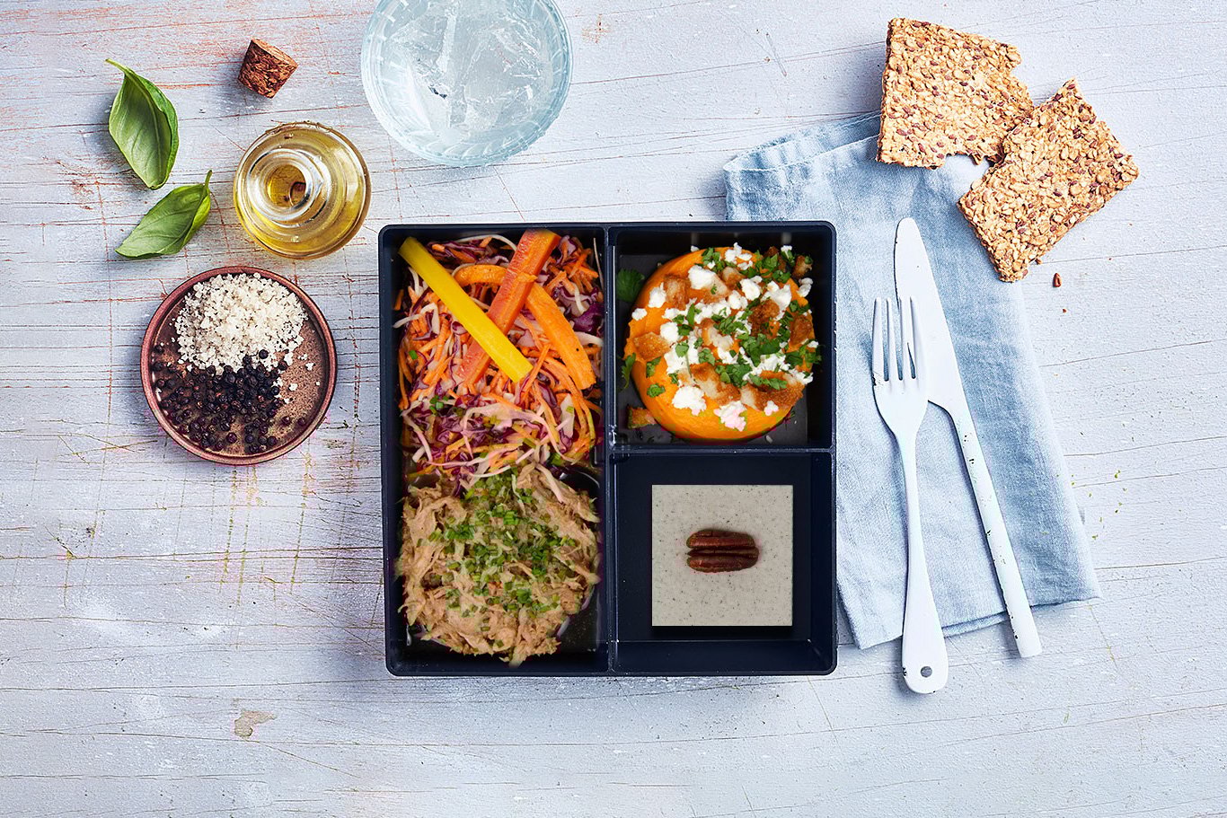 Effiloché de porc confit au miso