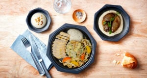 Suprême de pintade sauce moutarde estragon