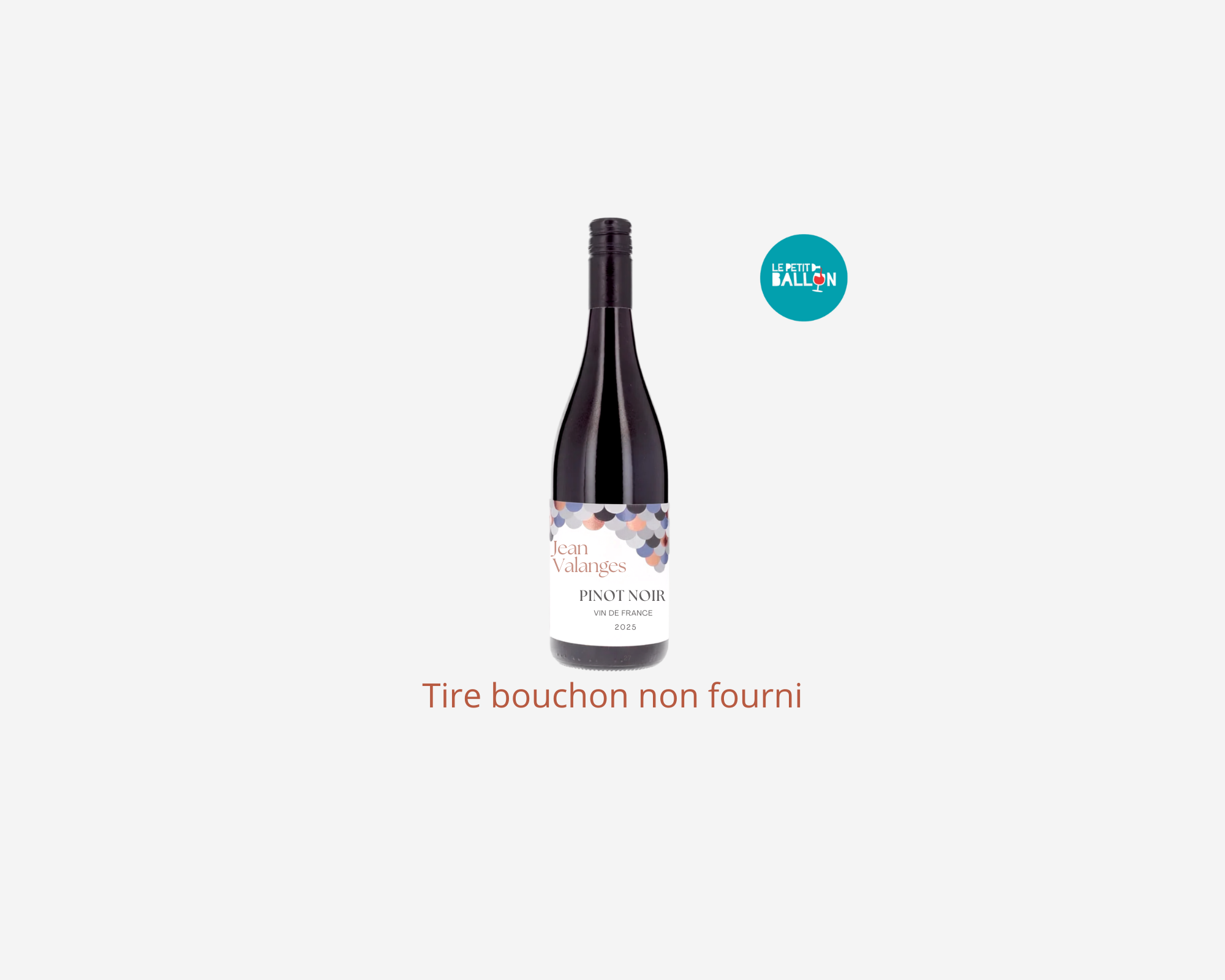 Jean des Valanges - Pinot Noir - Vin Rouge