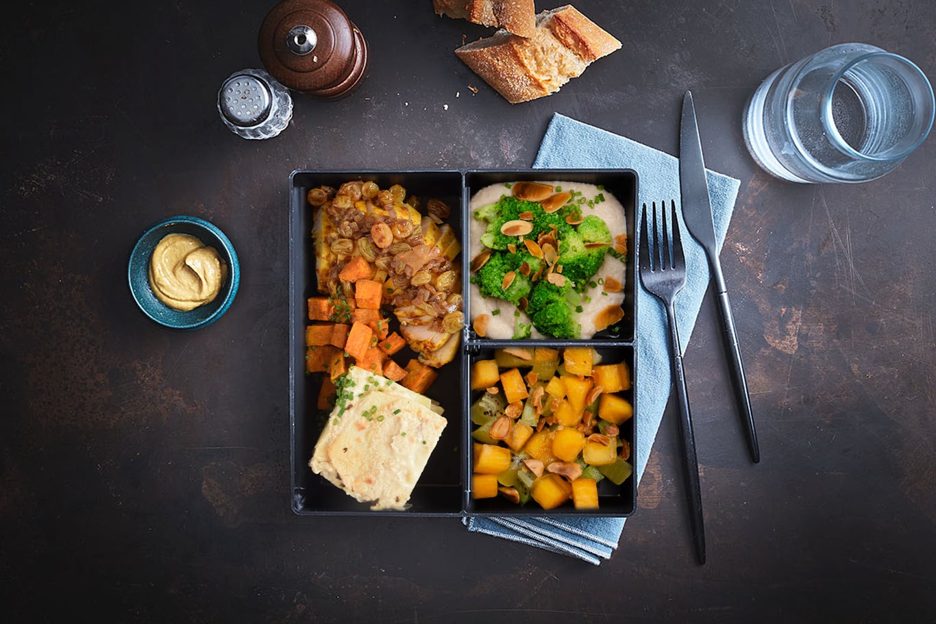 Poulet au chutney de raisin aux épices - SQUARE à partir du 21 septembre