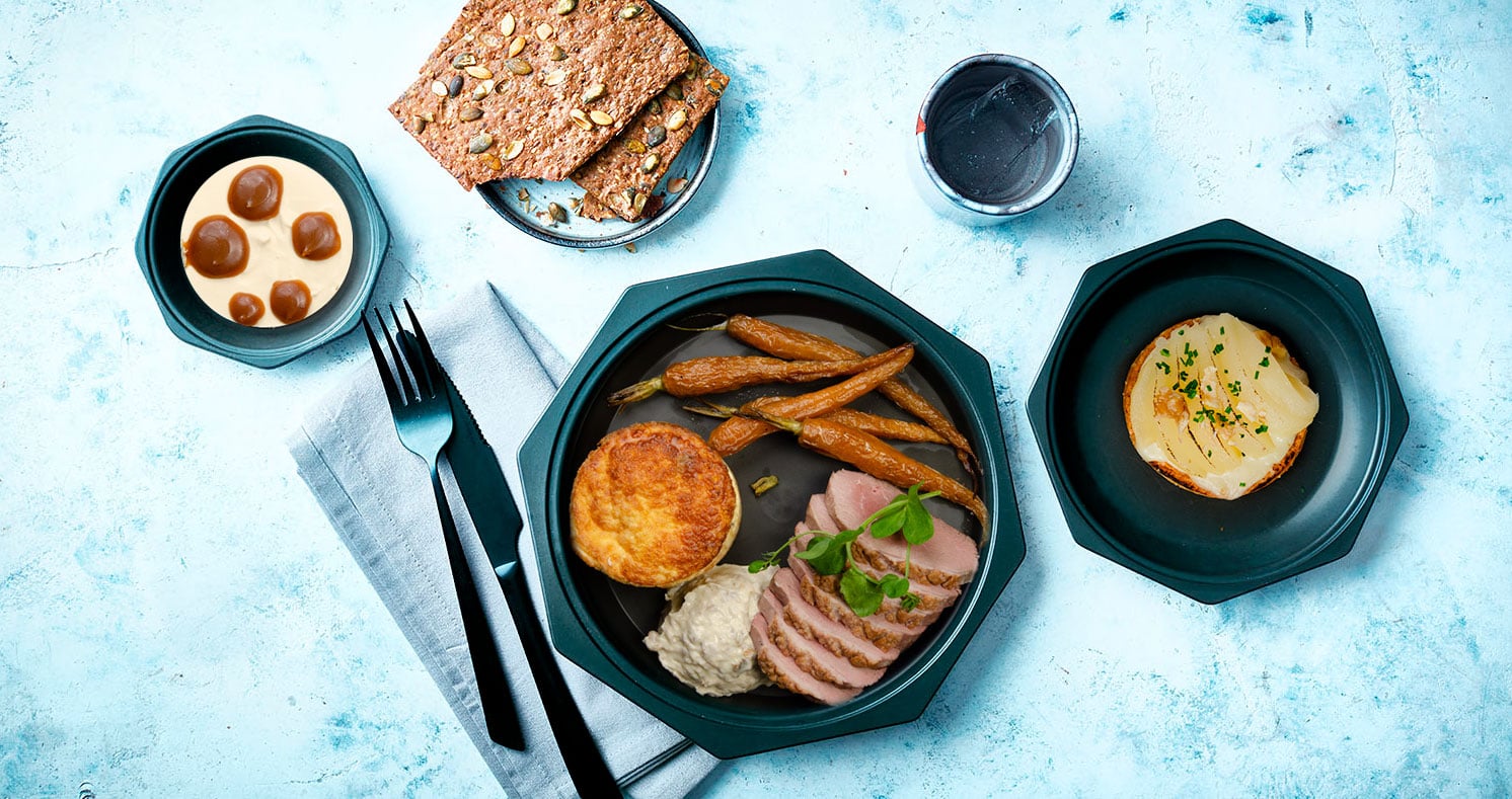 Magret de canard, petit flan et mayo aux cèpes à partir du 21 septembre