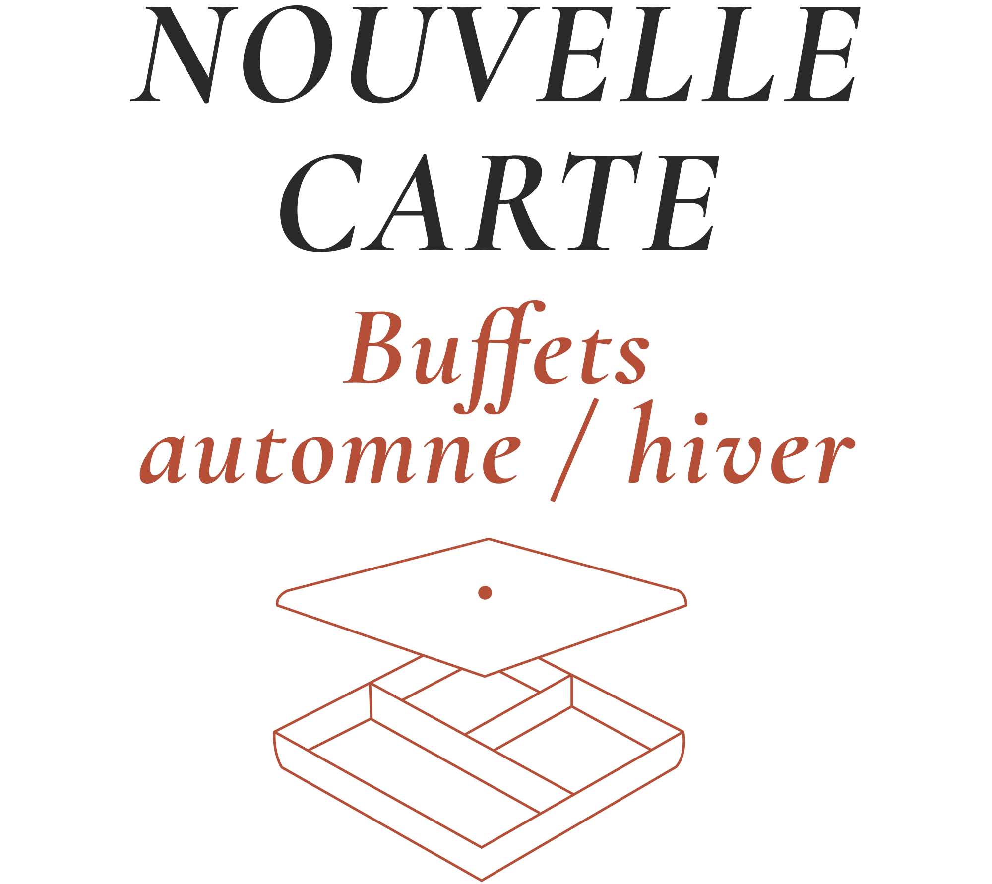 Découvrez notre nouvelle carte Buffets Automne / Hiver